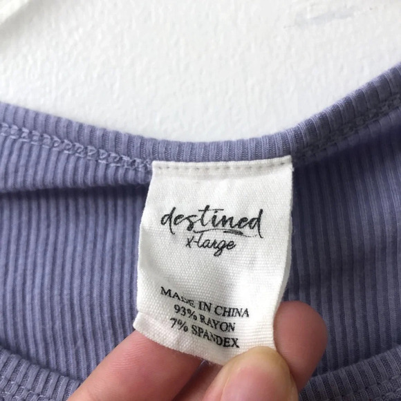 Destined purple crop top - Picture 4 of 13